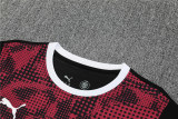 Mens RB Leipzig Short Training Suit Red-Black 2025/26