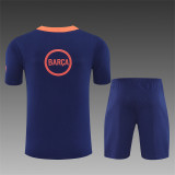 Kids Barcelona Short Training Suit Royal 2025/26