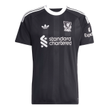 Mens Liverpool Goalkeeper Black Jersey 2025/26