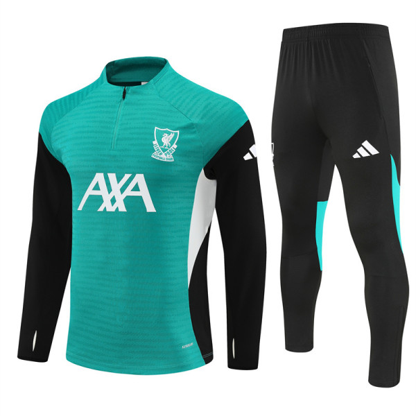 Mens Liverpool Training Suit Green 2025/26