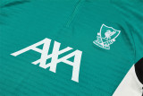 Mens Liverpool Training Suit Green 2025/26