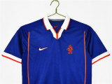 Mens Netherlands Retro Away Jersey 1998