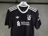 Mens Liverpool Goalkeeper Black Authentic Jersey 2025/26 - Match