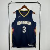 Mens Orleans Pelicans Royal 2025/26 Swingman Jersey - Icon Edition