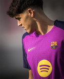 Mens Barcelona Pre-Match Short Training Authentic Purple Jersey 2025/26 - Match