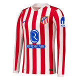Mens Atletico Madrid Home Jersey Long Sleeve 2025/26