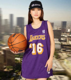 Mens Mitchell & Ness Swingman Jersey Los Angeles Lakers BlackPink Special Edition T-Shirt
