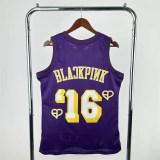 Mens Mitchell & Ness Swingman Jersey Los Angeles Lakers BlackPink Special Edition T-Shirt
