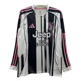Mens Juventus Home Jersey Long Sleeve 2025/26