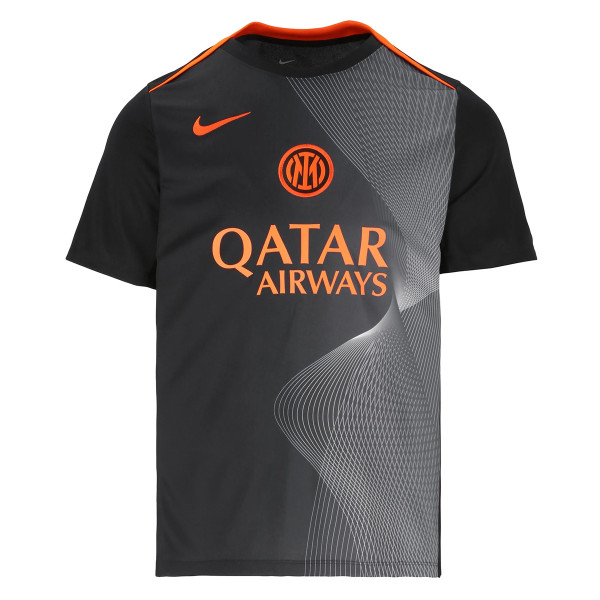 Mens Inter Milan Short Training Jersey Black 2025/26