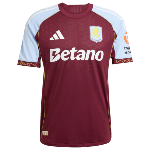 Mens Aston Villa Home Authentic Jersey 2025/26 - Match