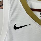 Mens Orleans Pelicans White 2025/26 Swingman Jersey - Association Edition