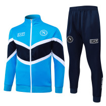 Mens Napoli Jacket + Pants Training Suit Blue II 2025/26