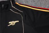 Mens Arsenal Jacket + Pants Training Suit Black 2025/26