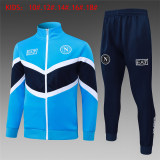 Kids Napoli Jacket + Pants Training Suit Blue 2025/26