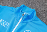 Mens Napoli Jacket + Pants Training Suit Blue II 2025/26