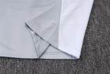 Mens Real Madrid Training Suit Light Grey 2025/26