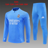 Kids Real Madrid Training Suit Blue 2025/26