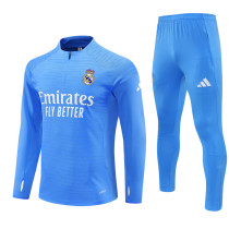 Mens Real Madrid Training Suit Blue 2025/26