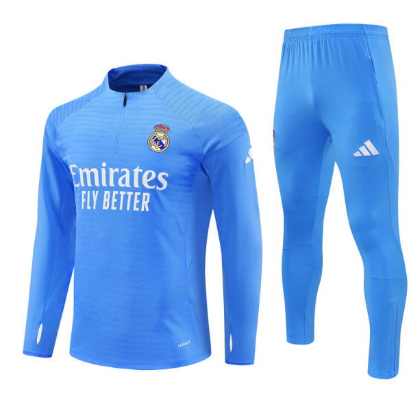 Mens Real Madrid Training Suit Blue 2025/26