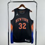 Mens New York Knicks Nike Black 2026 Swingman Jersey - Statement Edition