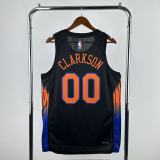 Mens New York Knicks Nike Black 2026 Swingman Jersey - Statement Edition