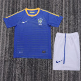 Kids Retro Brazil Away Jersey 2010