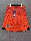 Mens Napoli Halloween Special Edition Orange Shorts 2025/26