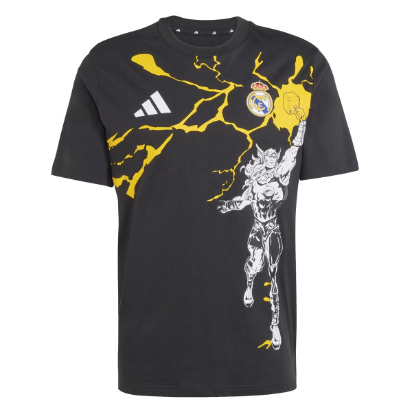Mens Real Madrid Avengers Pre-Match Black Jersey 2025/26