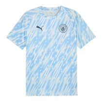 Mens Manchester City Short Training Sky Blue Jersey 2025/26