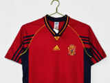 Mens Spain Retro Home Jersey 1998