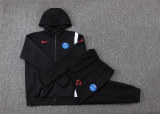 Kids PSG Hoodie Jacket + Pants Suit Black 2025/26