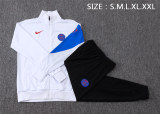 Mens PSG Jacket + Pants Training Suit White 2025/26