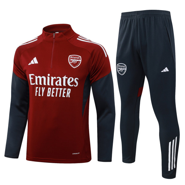Mens Arsenal Training Suit Burgundy 2025/26