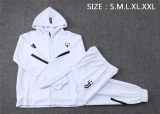 Mens Juventus Hoodie Jacket + Pants Training Suit White 2025/26