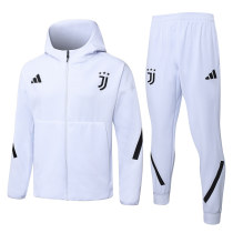 Mens Juventus Hoodie Jacket + Pants Training Suit White 2025/26