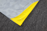 Mens Borussia Dortmund Training Suit Light Grey 2025/26