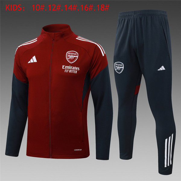 Kids Arsenal Jacket + Pants Suit Burgundy 2025/26