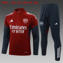 Kids Arsenal Training Suit Burgundy 2025/26