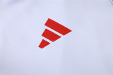 Mens Bayern Munich Hoodie Jacket + Pants Training Suit White 2025/26