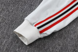 Mens Flamengo Jacket + Pants Training Suit Light Grey 2025/26