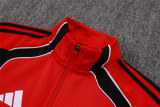 Mens Flamengo Jacket + Pants Training Suit Red 2025/26