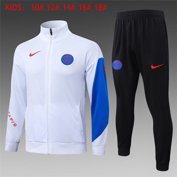 Kids PSG Jacket + Pants Suit White 2025/26