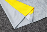 Mens Borussia Dortmund Training Suit Light Grey 2025/26