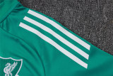 Mens Liverpool Training Suit Green - Black 2025/26