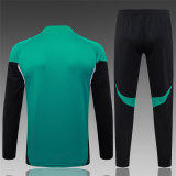 Kids Liverpool Training Suit Green - Black 2025/26