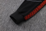 Mens AC Milan Jacket + Pants Training Suit Black 2025/26
