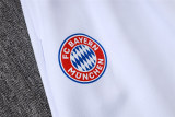 Mens Bayern Munich Hoodie Jacket + Pants Training Suit White 2025/26