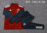 Mens Arsenal Jacket + Pants Training Suit Burgundy 2025/26