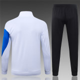 Kids PSG Jacket + Pants Suit White 2025/26